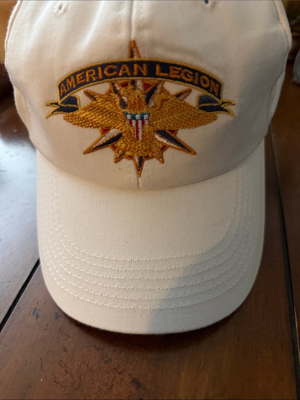 Embroidered White Baseball Cap